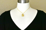Load image into Gallery viewer, 14k Gold 10k Gold Silver Utah UT State Map Diamond Personalized City Necklace
