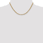 画像をギャラリービューアに読み込む, 14K Yellow Gold 3mm Diamond Cut Milano Rope Bracelet Anklet Choker Necklace Pendant Chain
