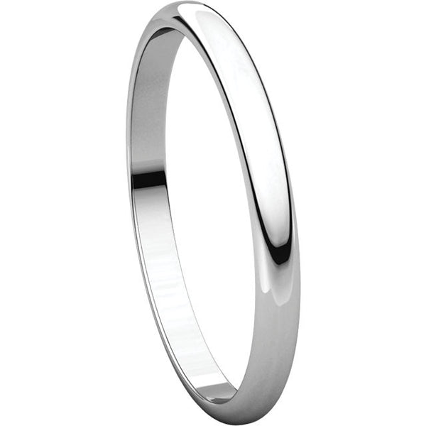 14k White Gold 2mm Classic Wedding Band Ring Engraved Personalized – Bengjo