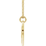 Załaduj obraz do przeglądarki galerii, Platinum 14k Gold Sterling Silver .025 CTW Diamond Lotus Flower Pendant Charm Necklace
