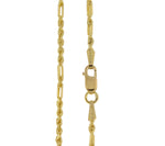 画像をギャラリービューアに読み込む, 14K Yellow Gold 1.8mm Diamond Cut Milano Rope Bracelet Anklet Choker Necklace Pendant Chain
