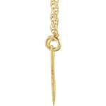 Загрузить изображение в средство просмотра галереи, 14k Gold 10k Gold Silver Ohio State Heart Personalized City Necklace
