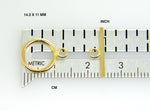 画像をギャラリービューアに読み込む, 14k Yellow Gold Toggle Clasp Set for Bracelet Anklet Choker Necklace Jewelry Parts Findings
