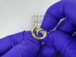 이미지를 갤러리 뷰어에 로드 , 14k Yellow White Gold 15mm OD Round Push Bail Hinged Clasp Triggerless for Pendants Charms Bracelets Anklets Necklaces
