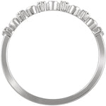 Cargar imagen en el visor de la galería, 14k Yellow Rose White Gold 1/10 CTW Diamond Ring Stackable
