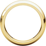 Załaduj obraz do przeglądarki galerii, 14K Yellow Gold 5mm Wedding Ring Band Half Round Standard Weight

